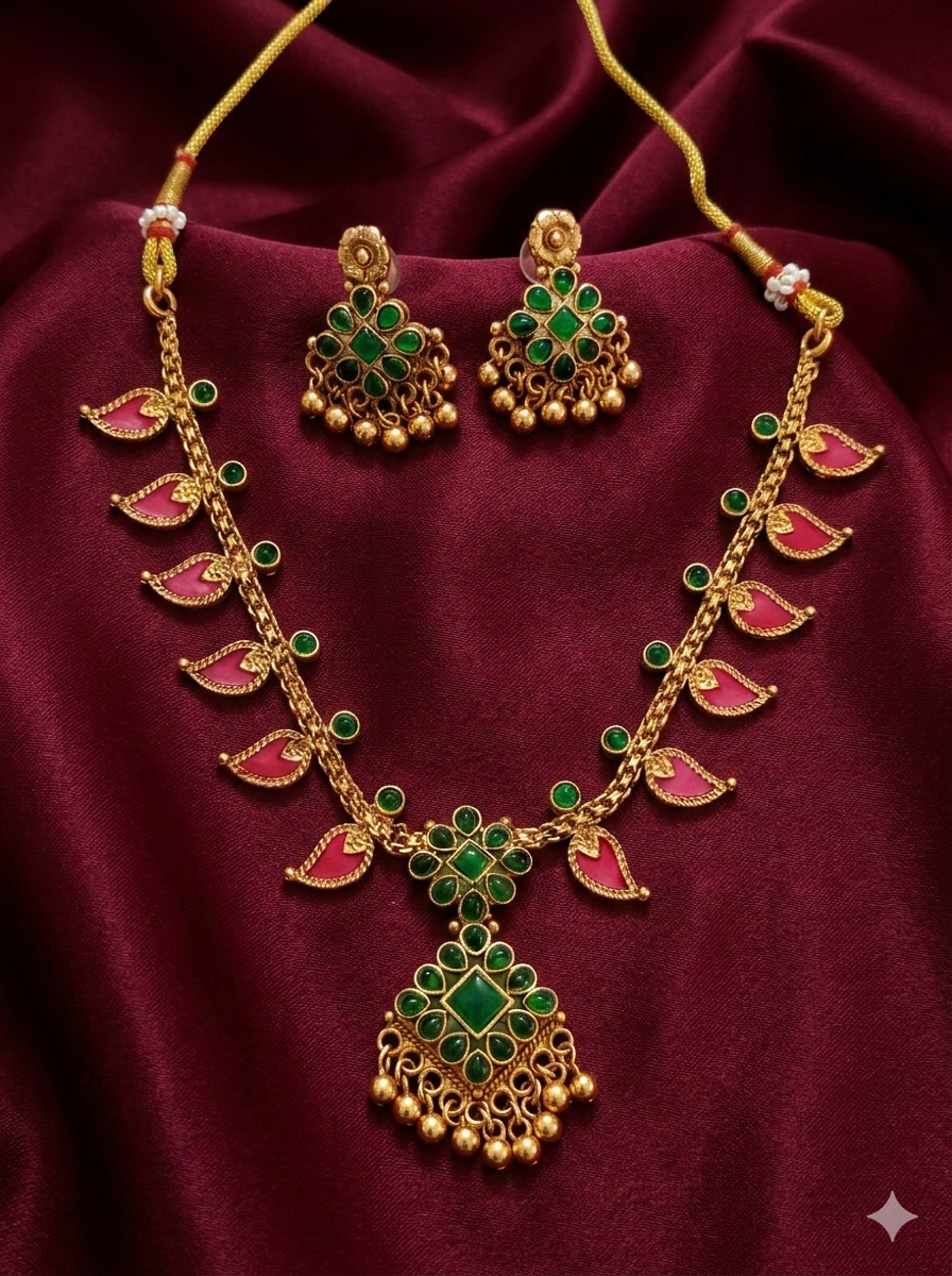 Palakka Mango Fusion Necklace
