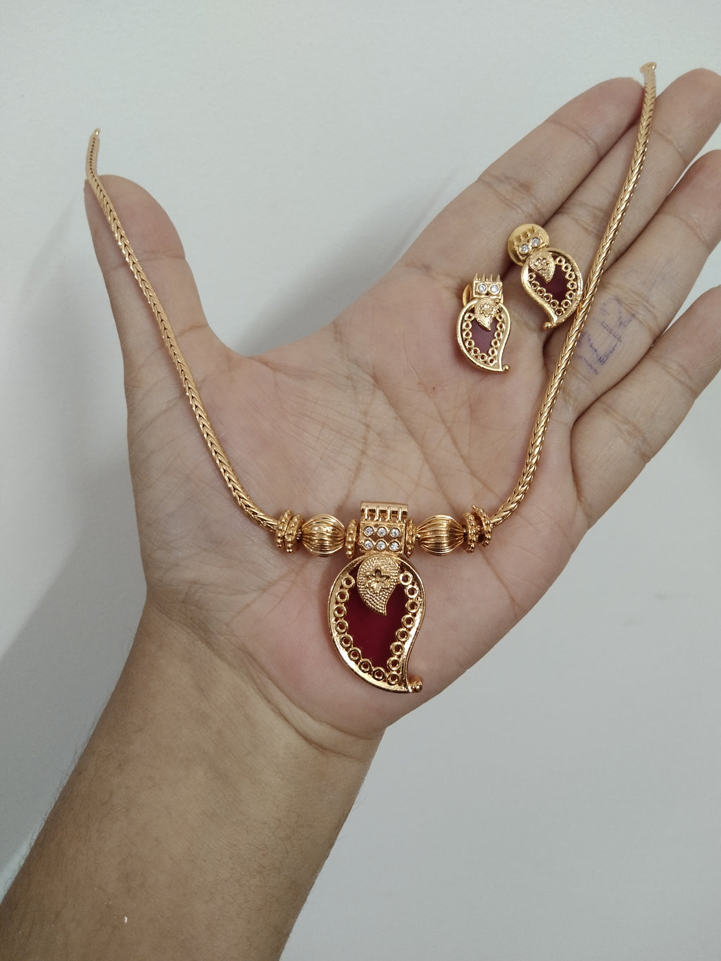 Mango Palakka Version 2 Necklace Set