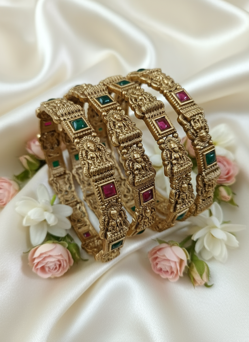 Lakshmi Kemp Bangle Set of 4