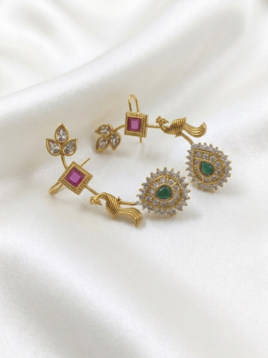 AD Floral Bluetooth Earring V1