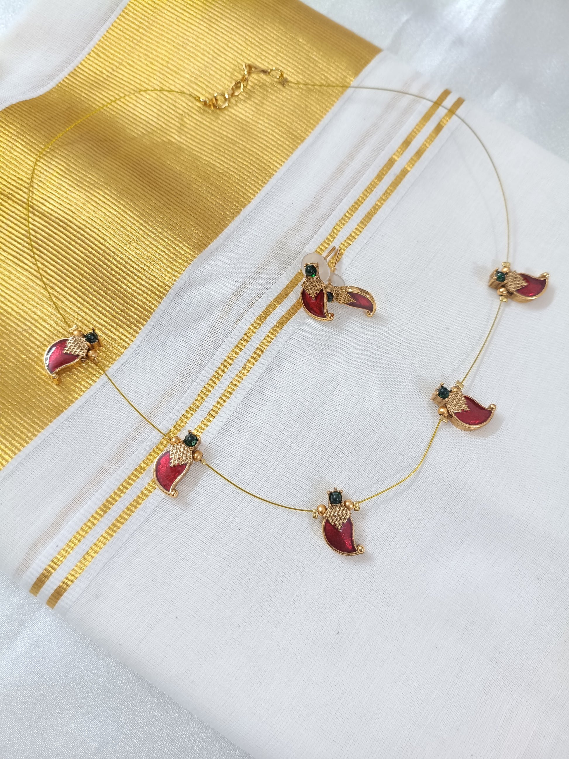 Palakka Mango Invisible Chain Set