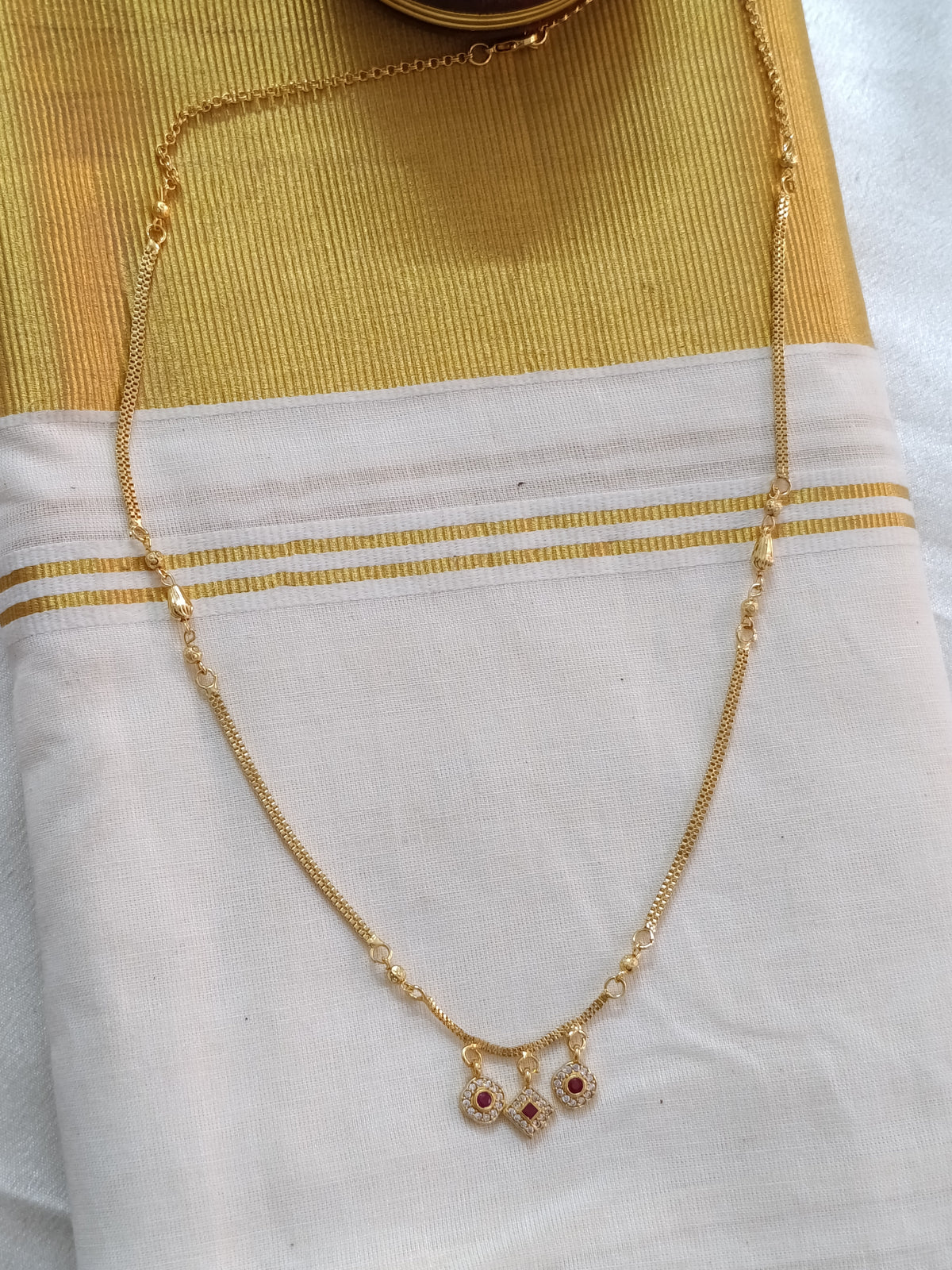 Micro Polish Simple Necklace