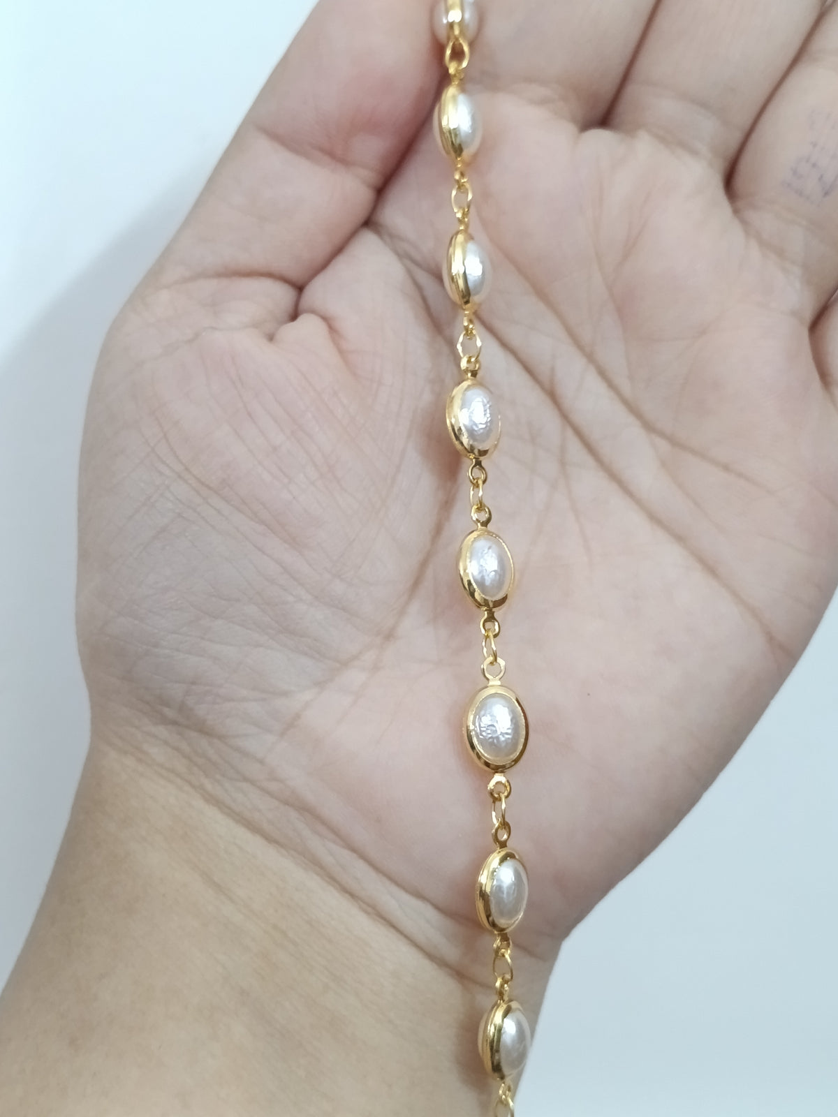 Micro Polish Pearl Chain