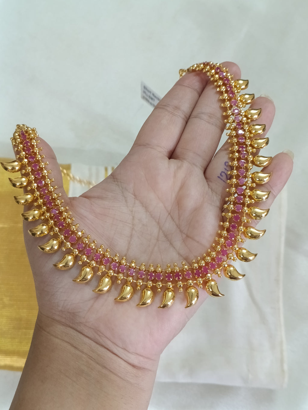 Micro Polish Mango Necklace V2