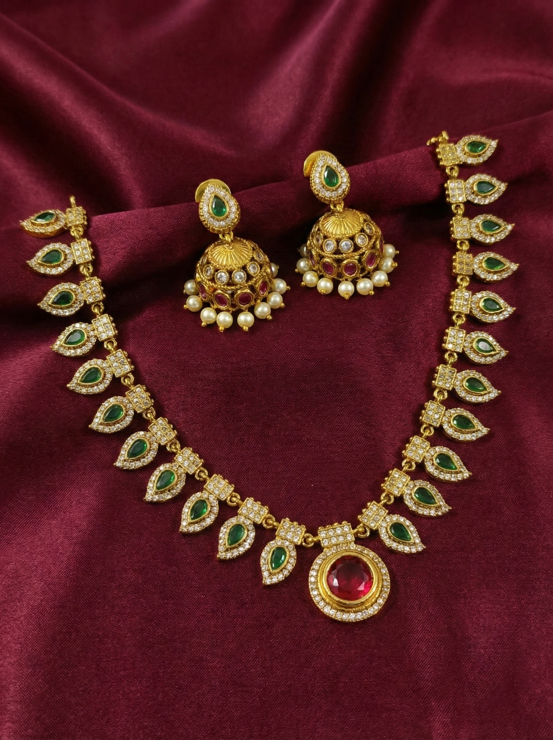 AD Palakka Necklace Set