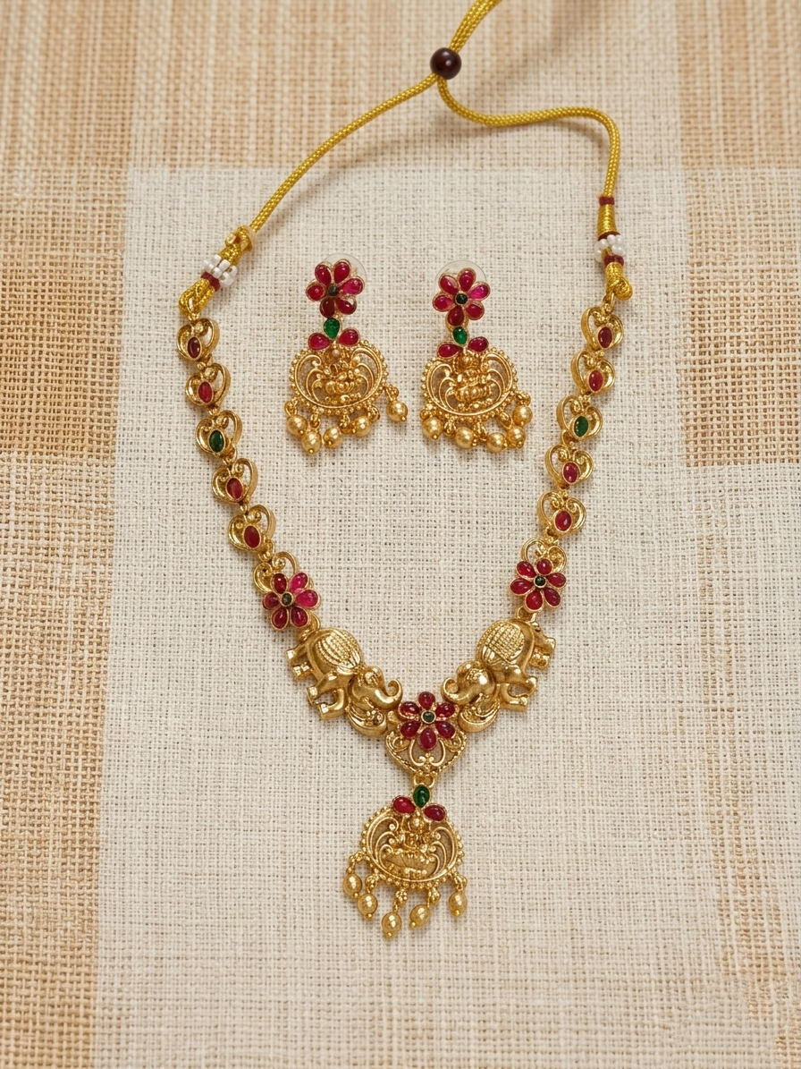 Lakshmi Fusion Necklace Set V2