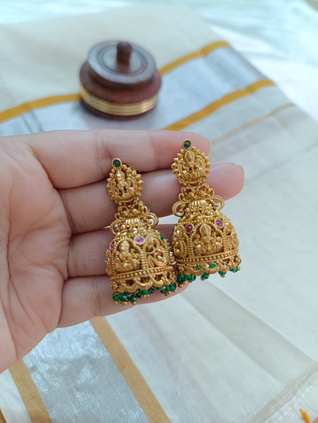 Lakshmi Jhumka Earring V8