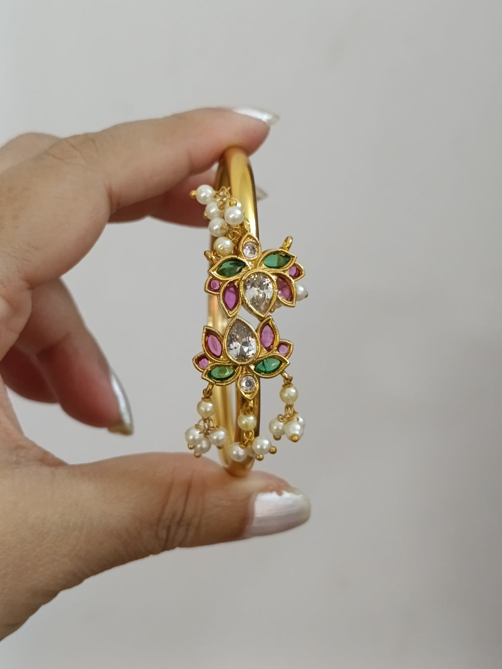 Lotus Adjustable Bangles