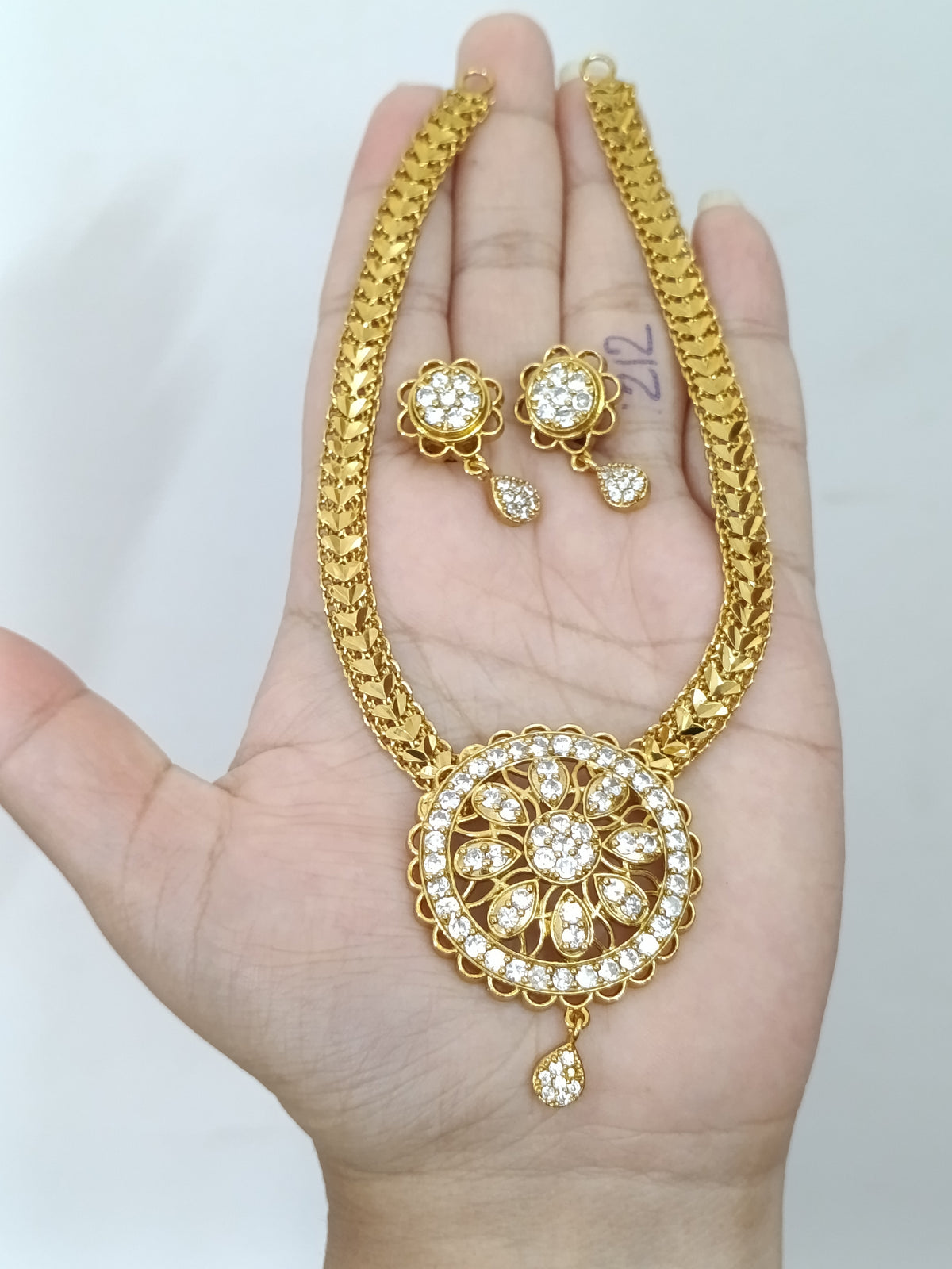 AD Pendant Necklace Set V246