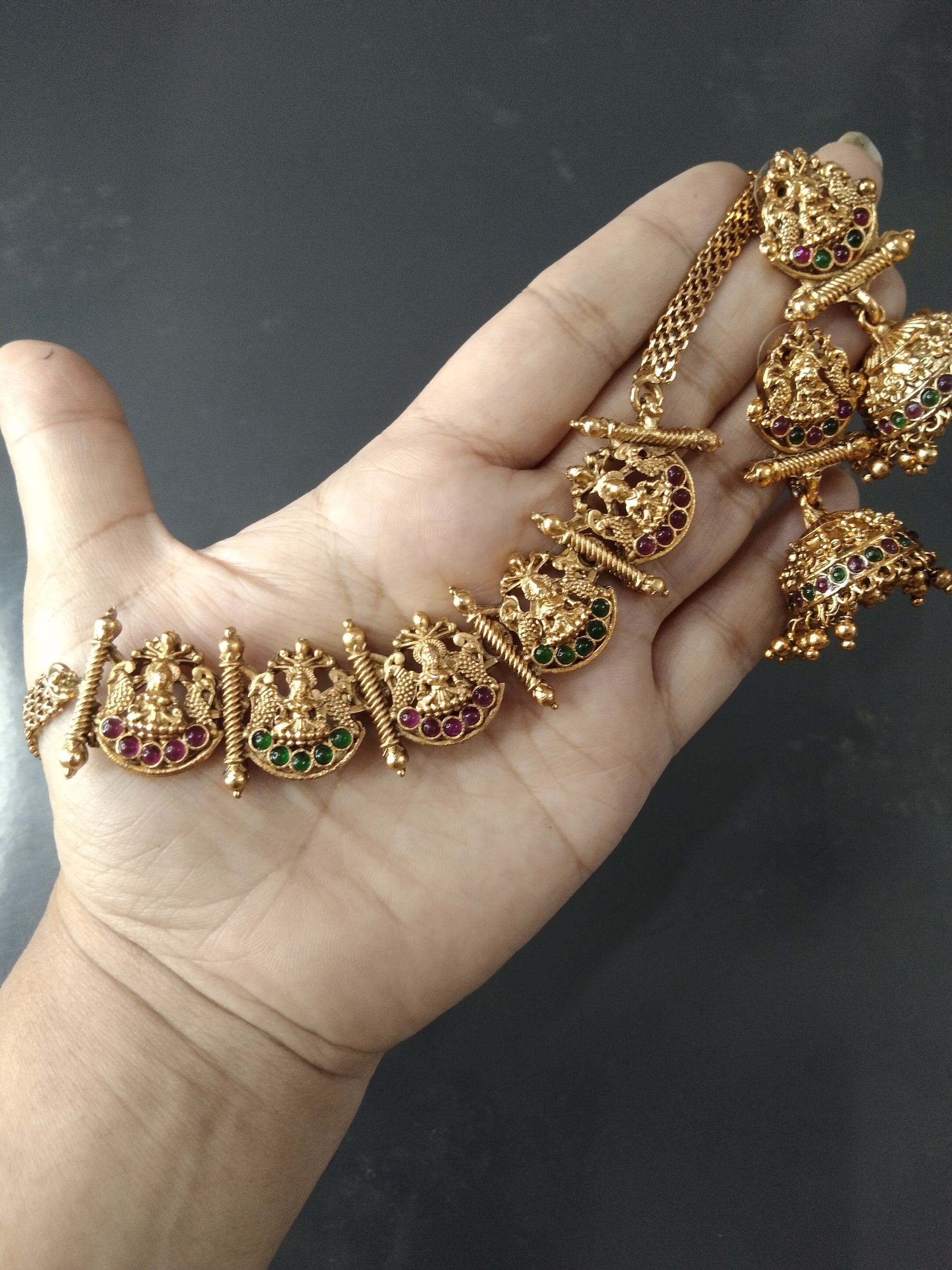Multi AD Mahalakshmi choker