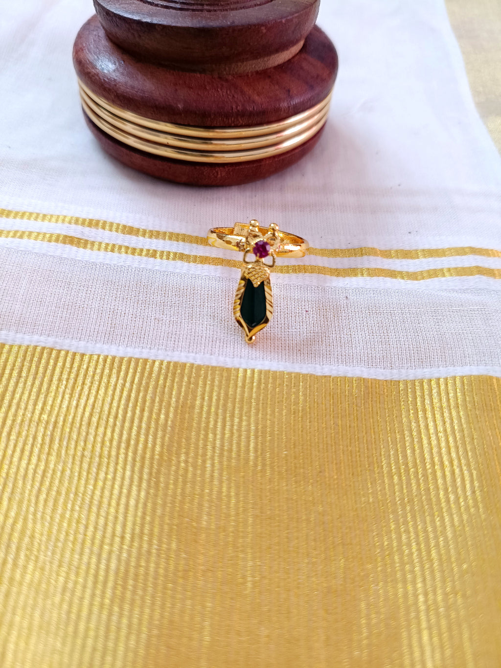 Micro Polish Nagapadam Adjustable Finger Ring