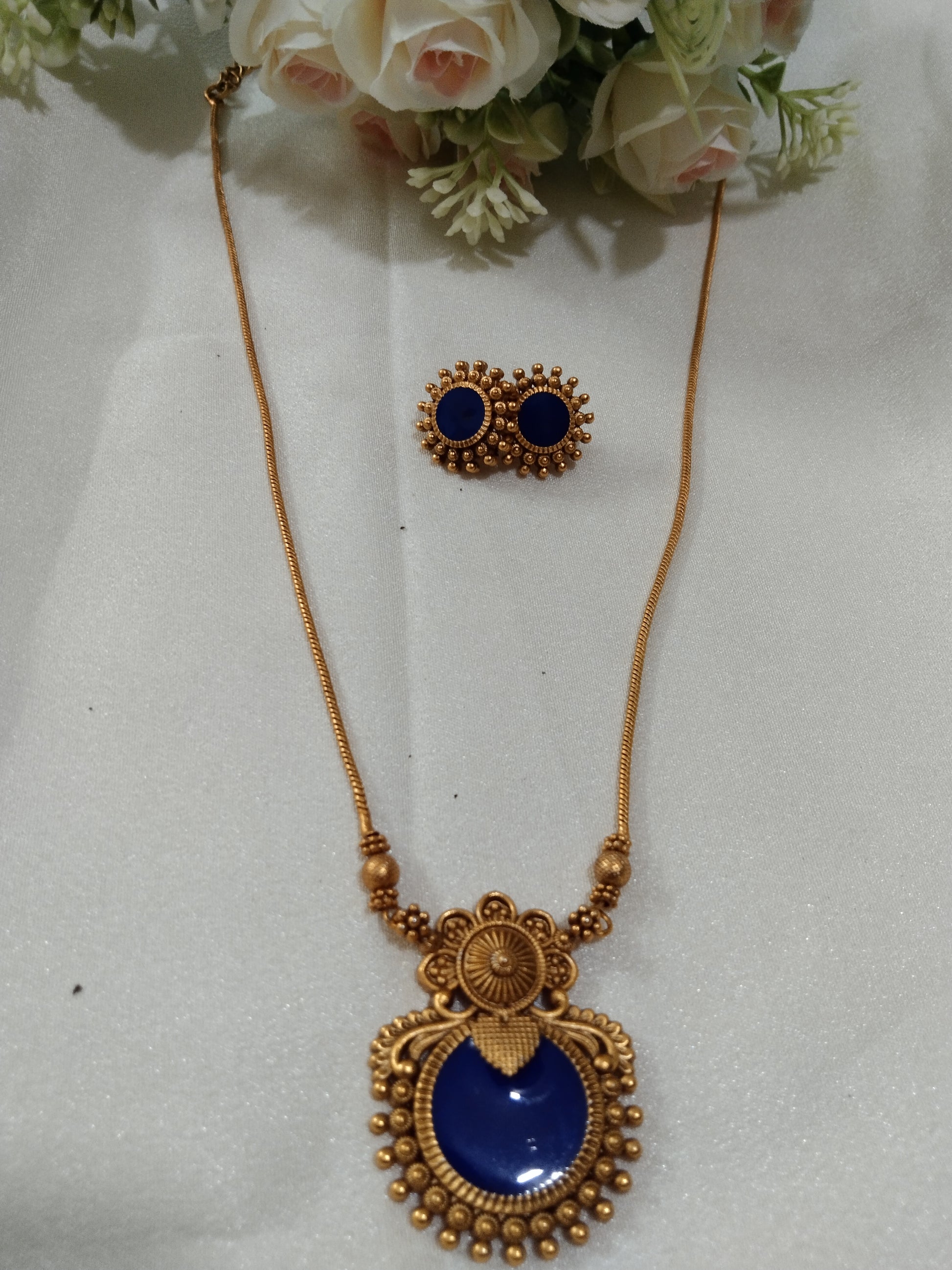 Low Budget Palakka Round Long Necklace V1