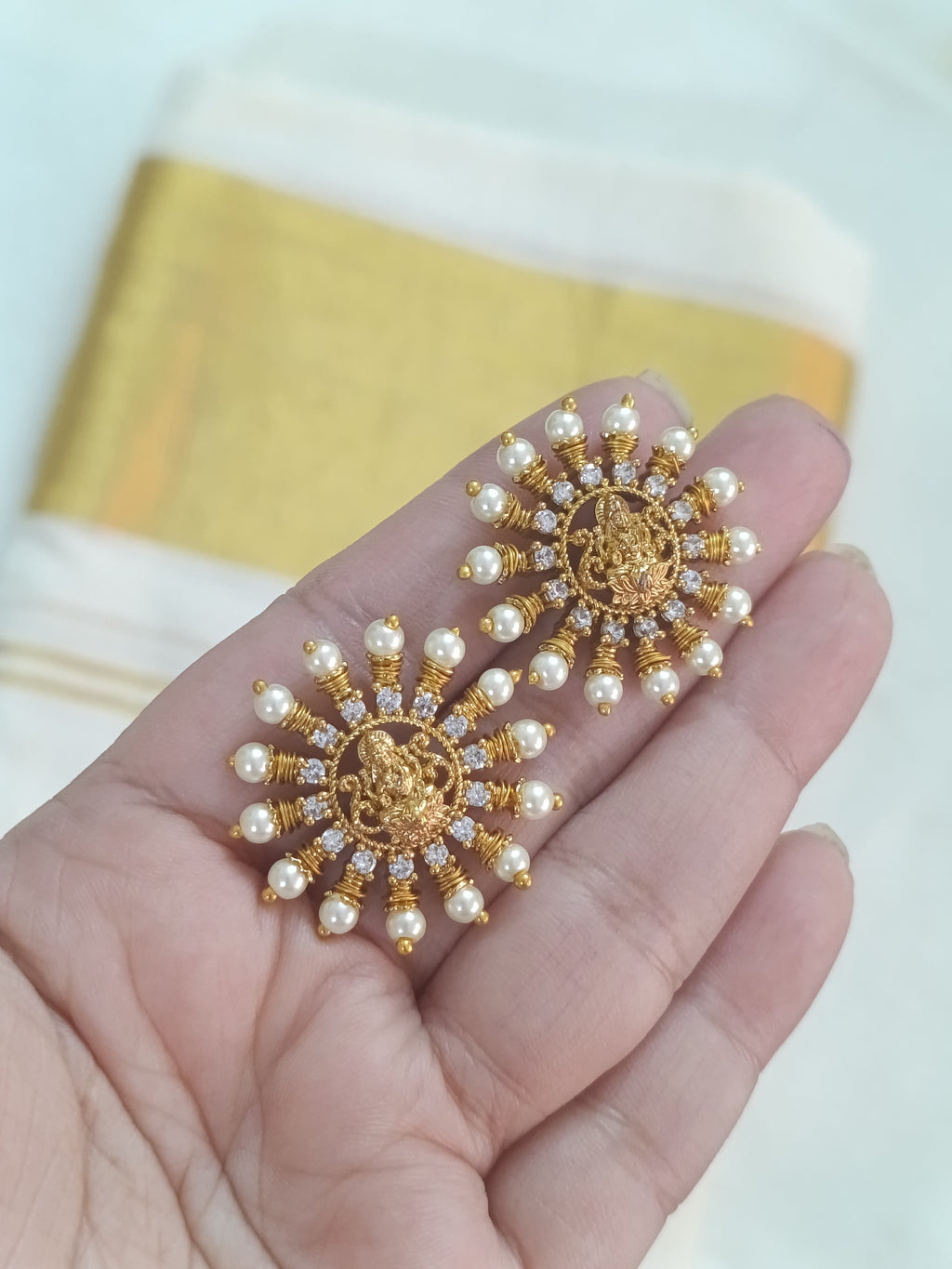 Lakshmi Stud Earring