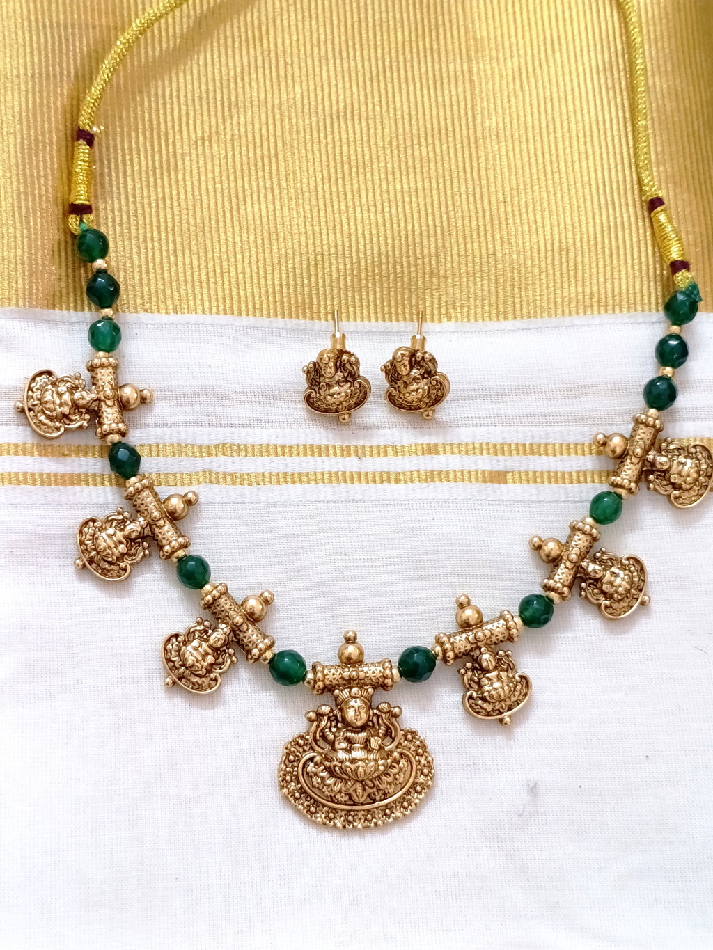 Lakshmi Bead Necklace Set