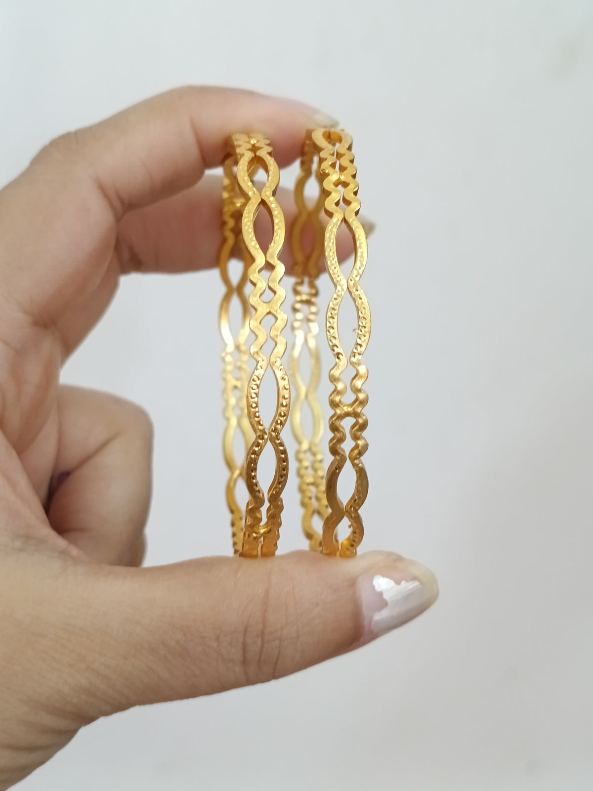 Micro Polish Bangle of 2 V7