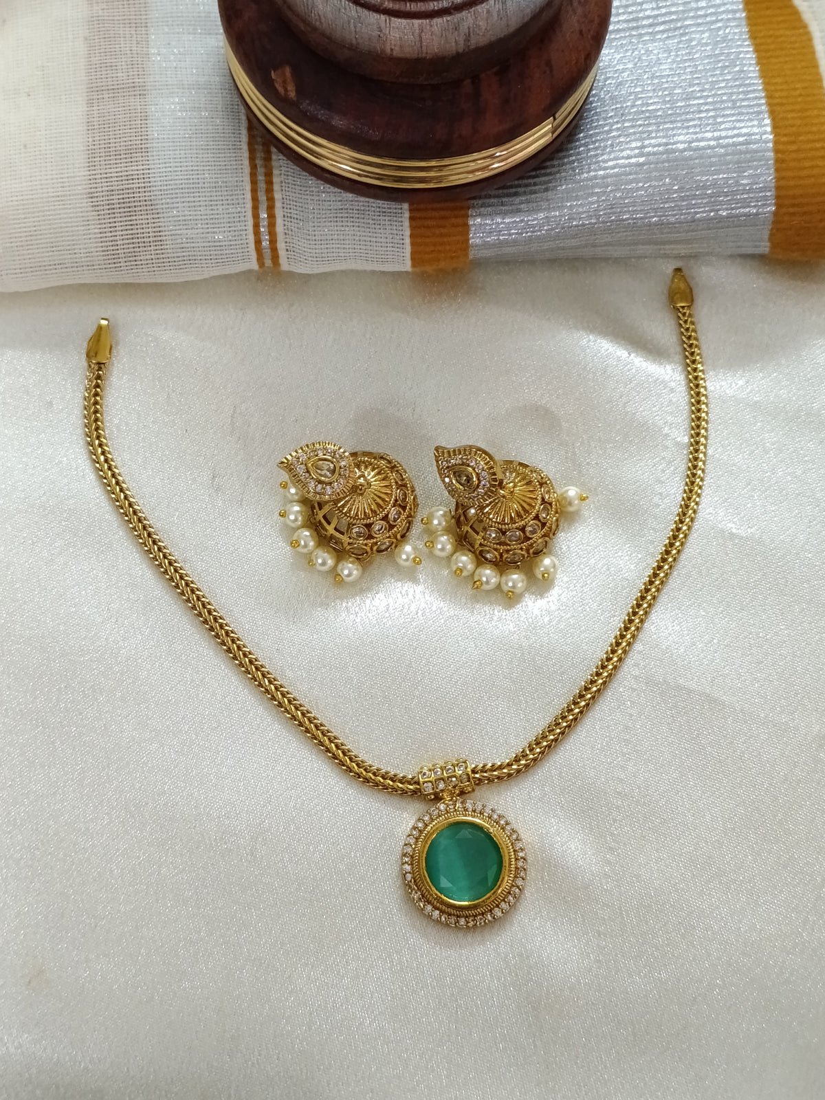 Palakka Round Necklace Set V3