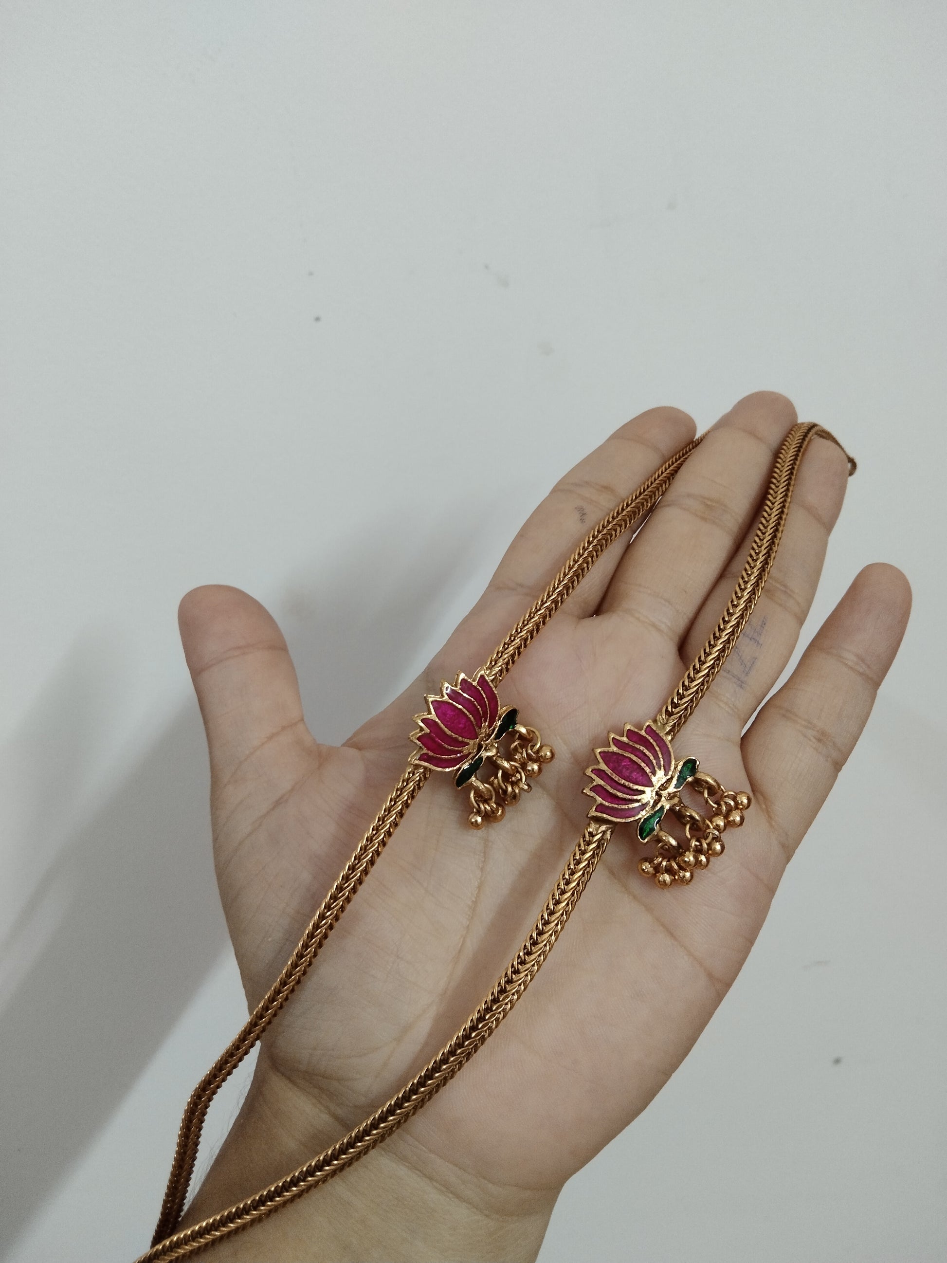 Multi Lotus Anklet