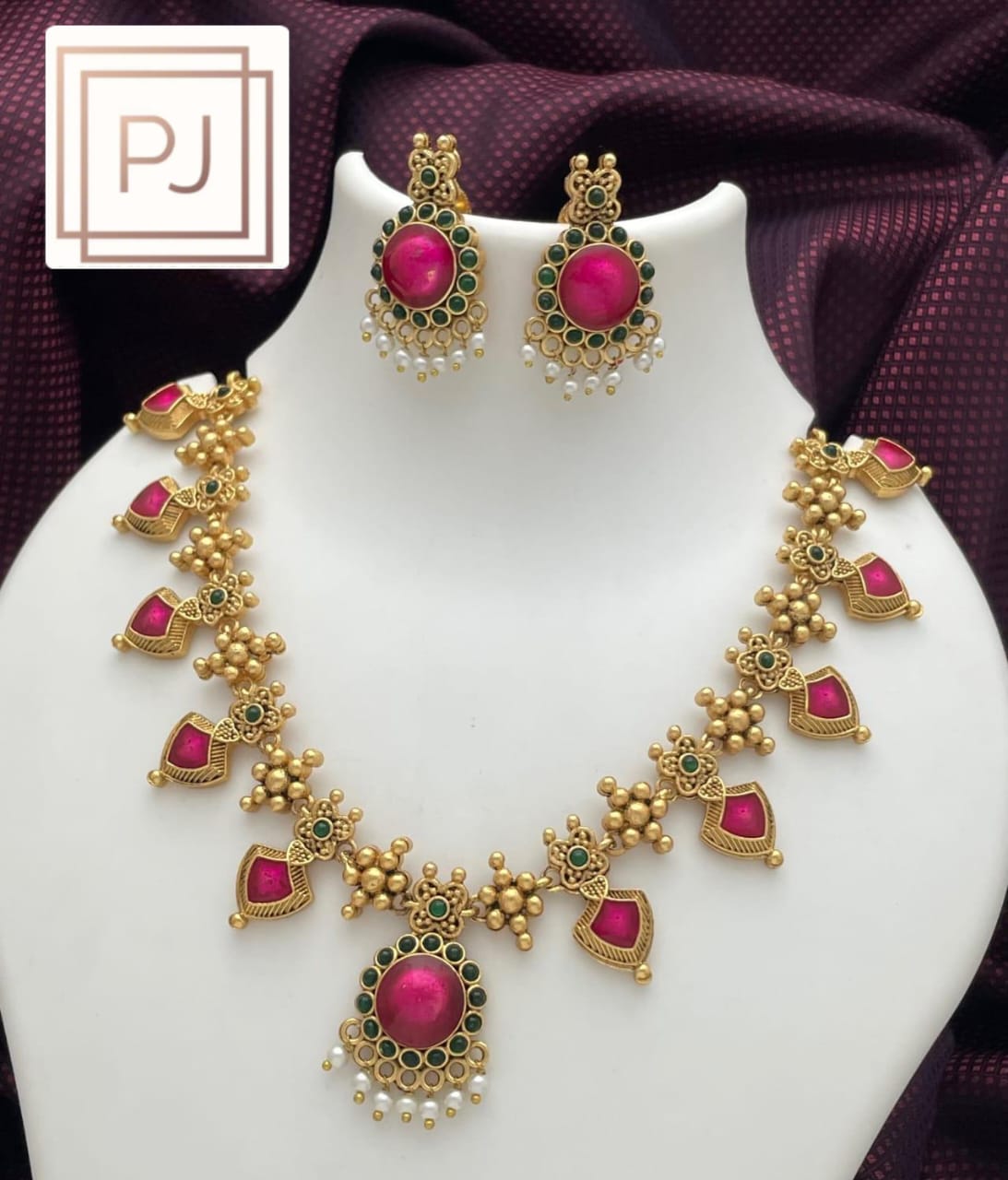 Palakka Necklace set V6