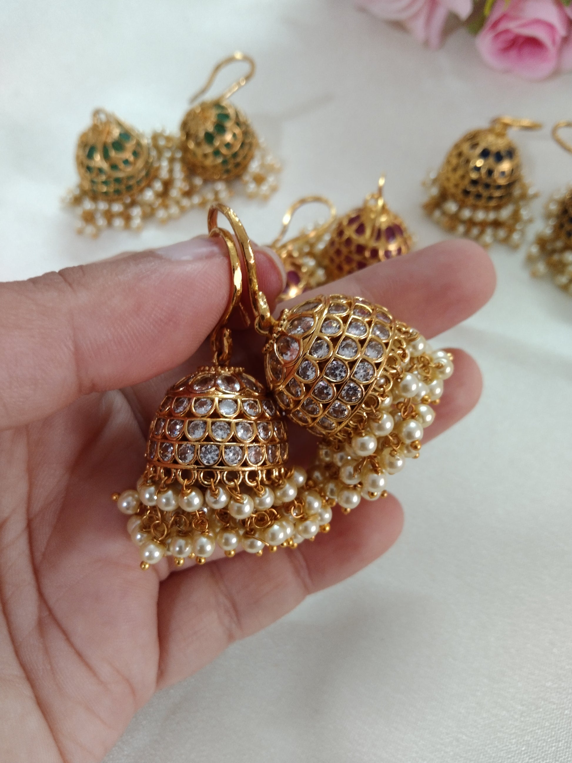 Hook Jhumka Earring V2
