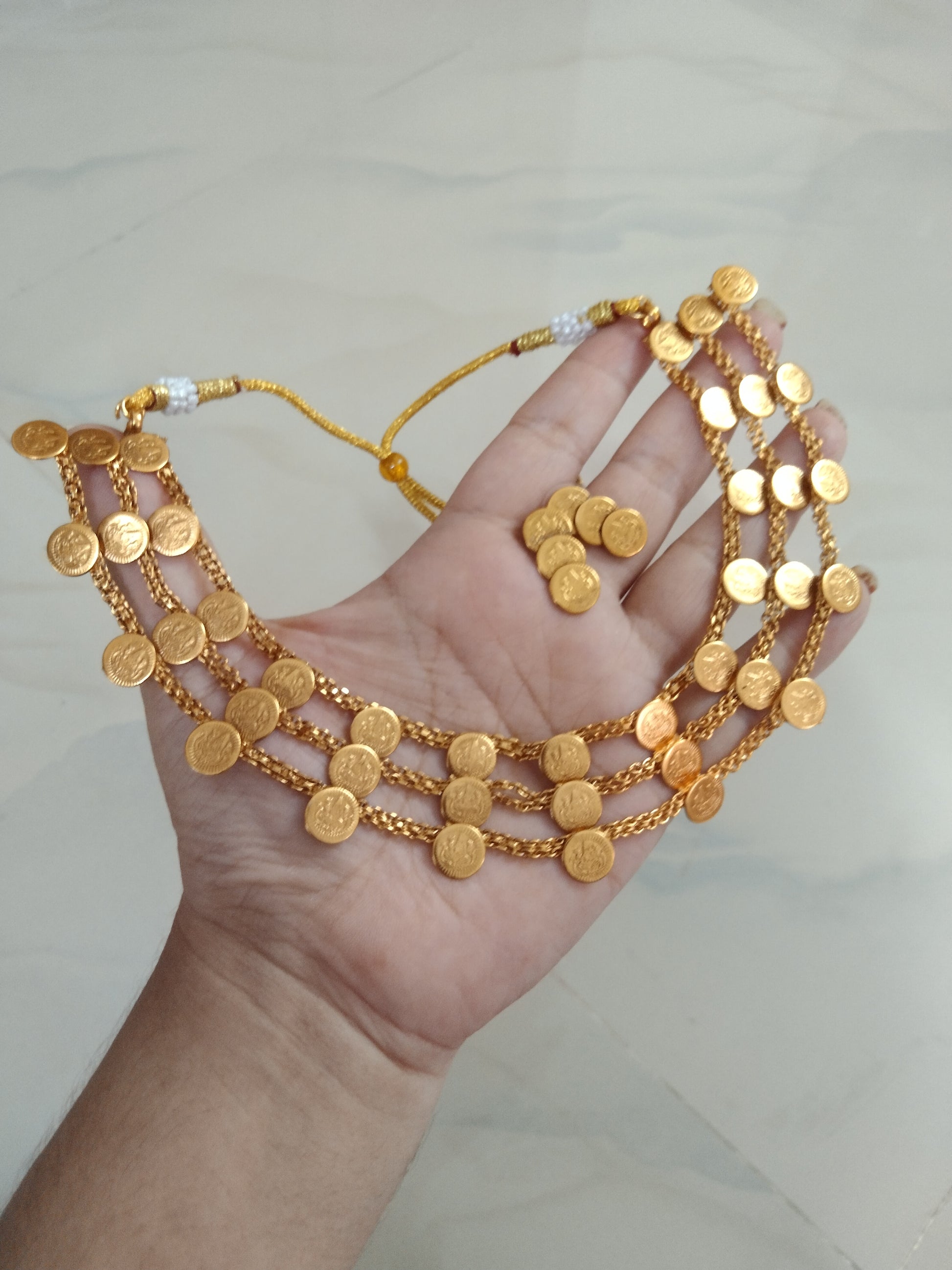 3 Layer Coin Necklace