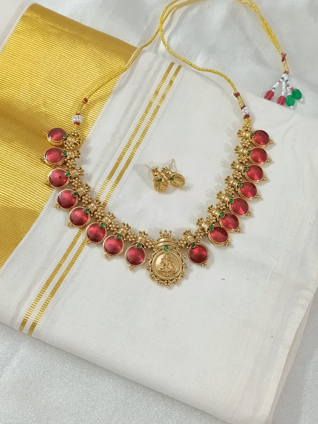 Lakshmi Palakka Necklace Set V180