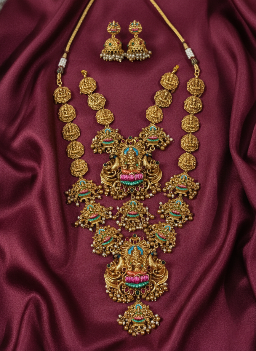 Premium Quality Enamel Lakshmi Combo Set V3