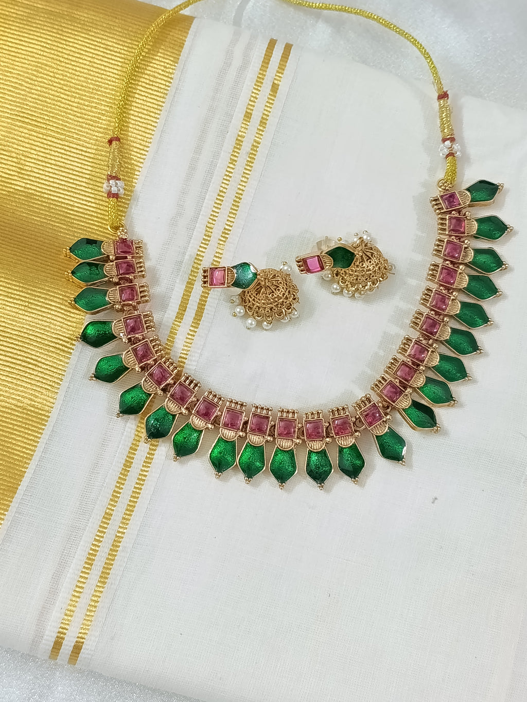 Nagapadam Necklace Set V21