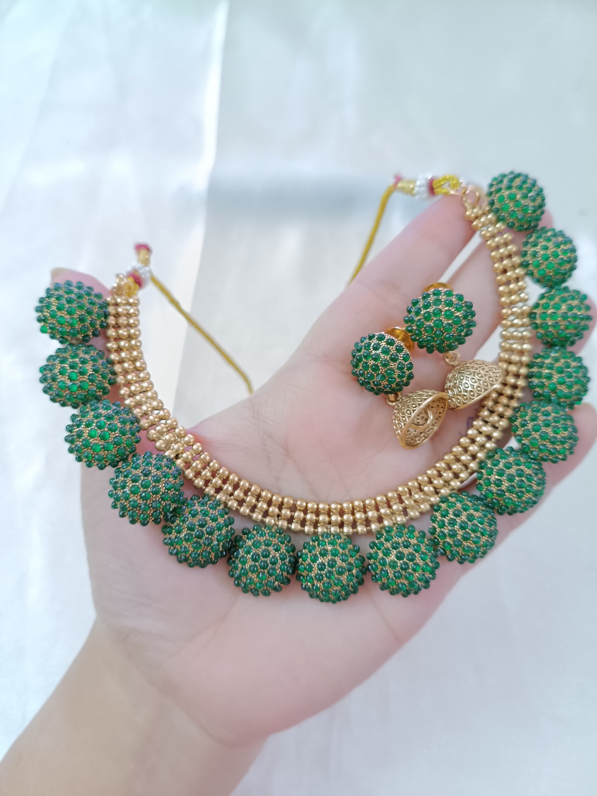 Matte Finish Necklace Set V10