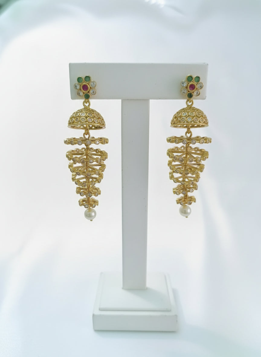 Multi Layer Dancing Jhumka V1