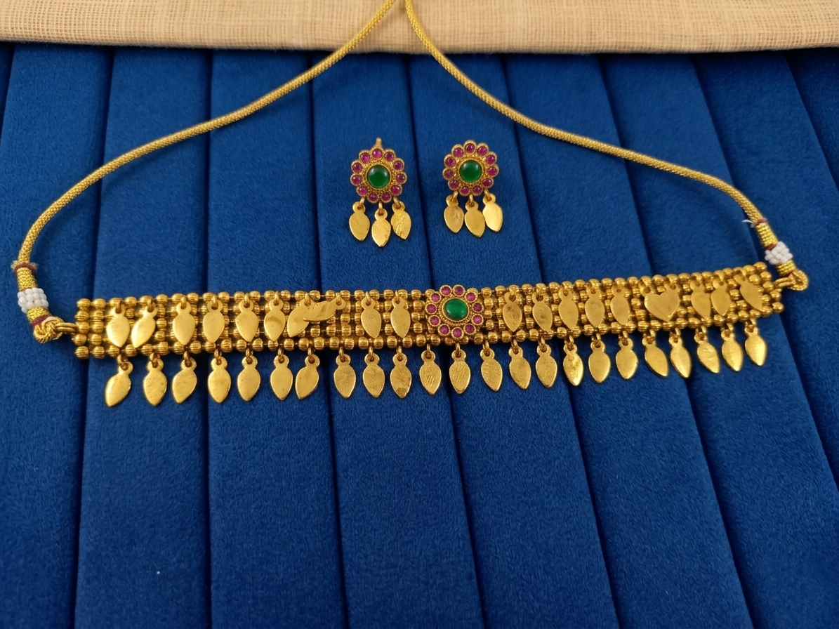 Antique Elakathali Necklace Set V3
