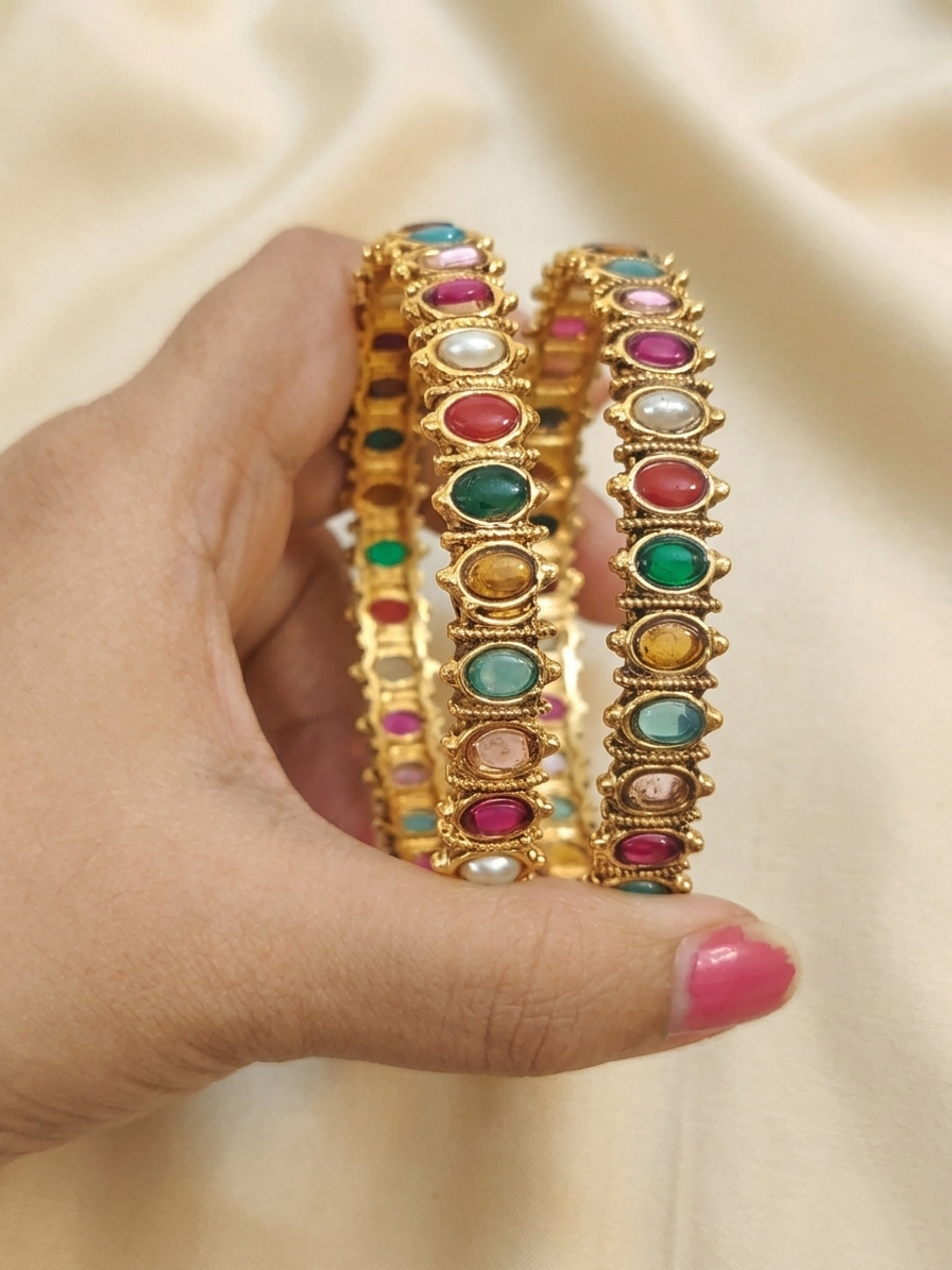 Low Price Navaratna Bangles of 2