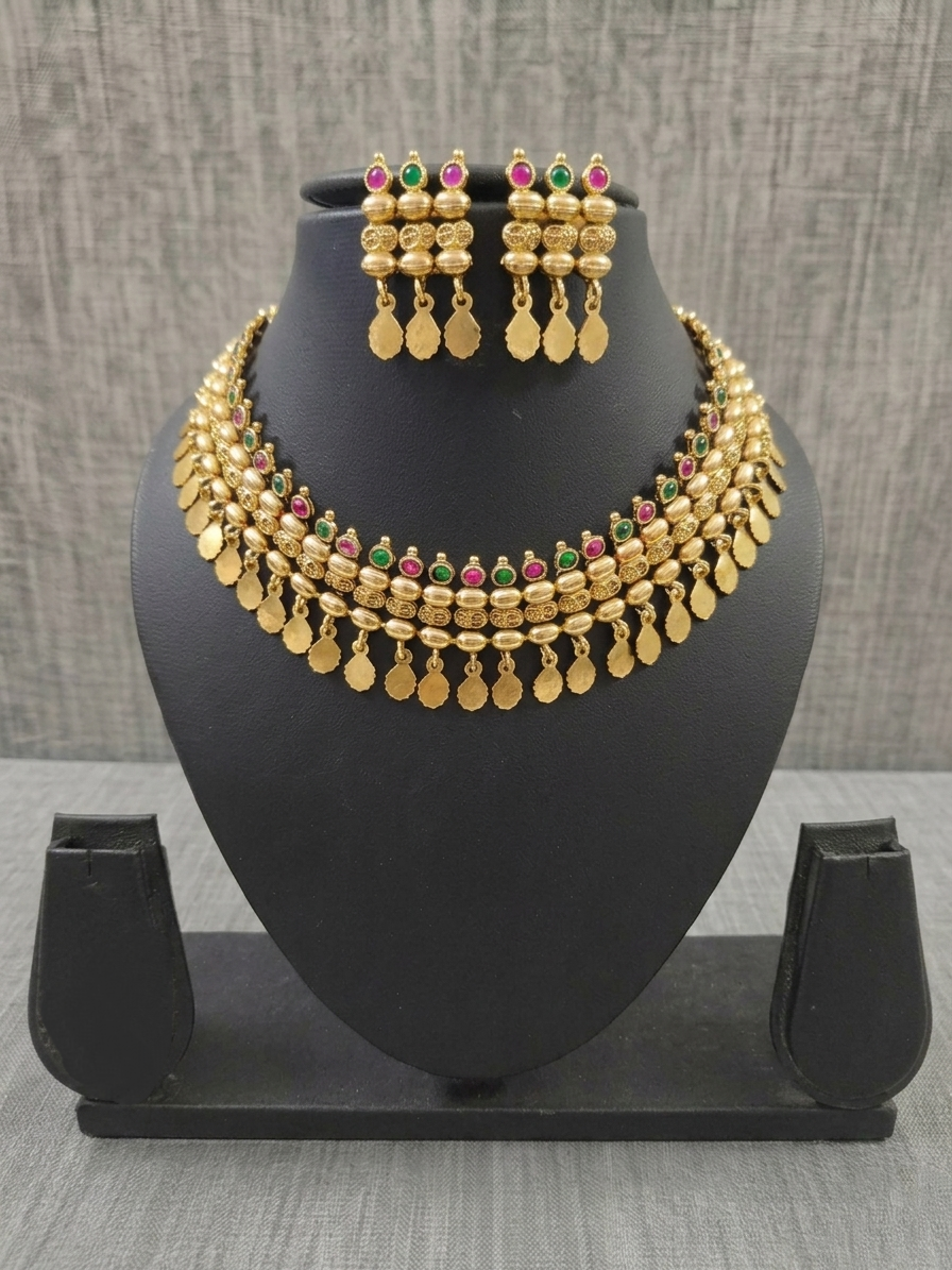Antique Elakathali Choker Set V9