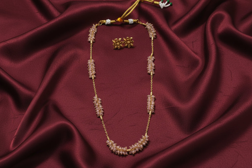 Crystal Bead Chain Necklace V2