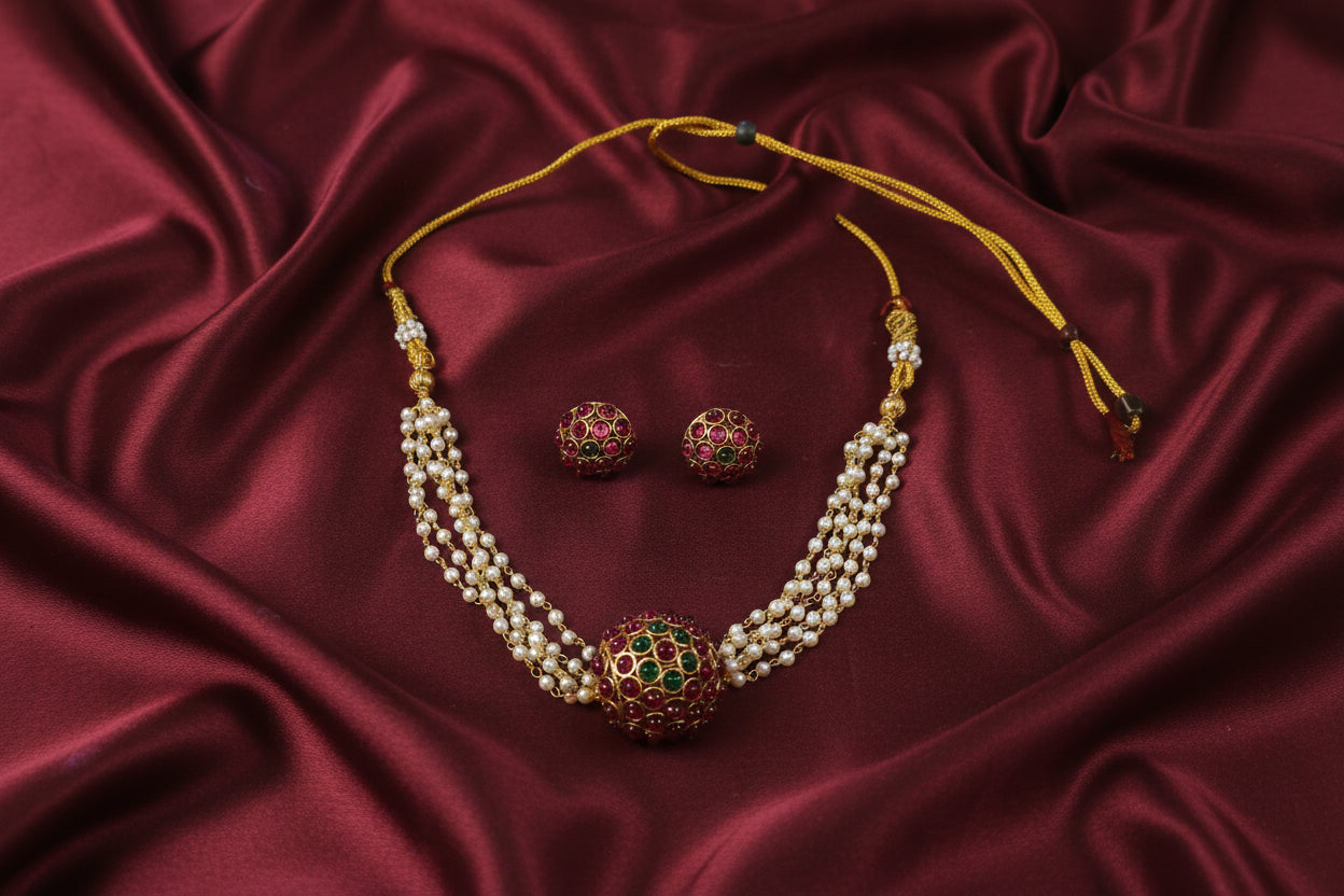 Fusion Pearl Choker Set