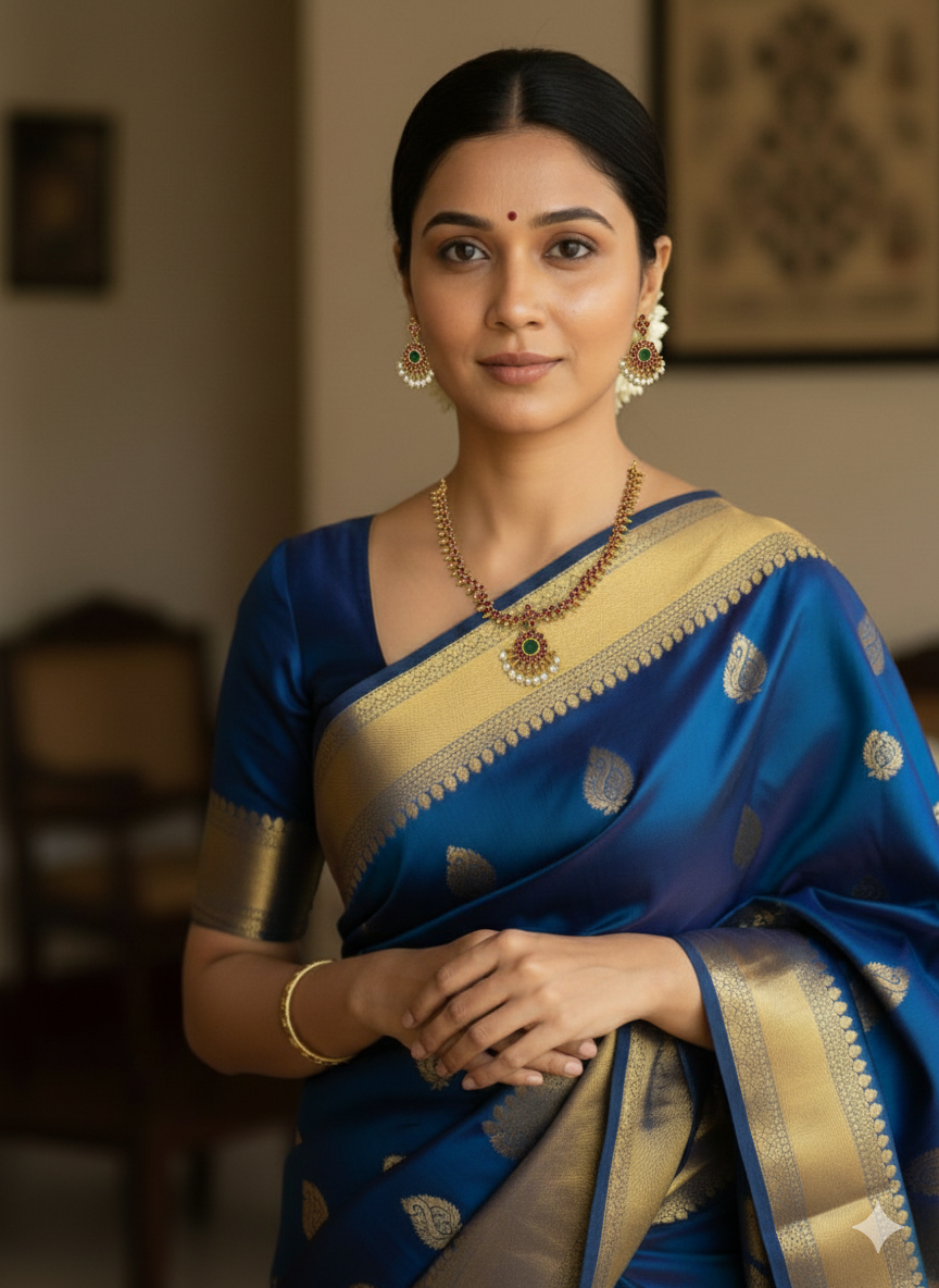 Traditional Kempu Necklace Set