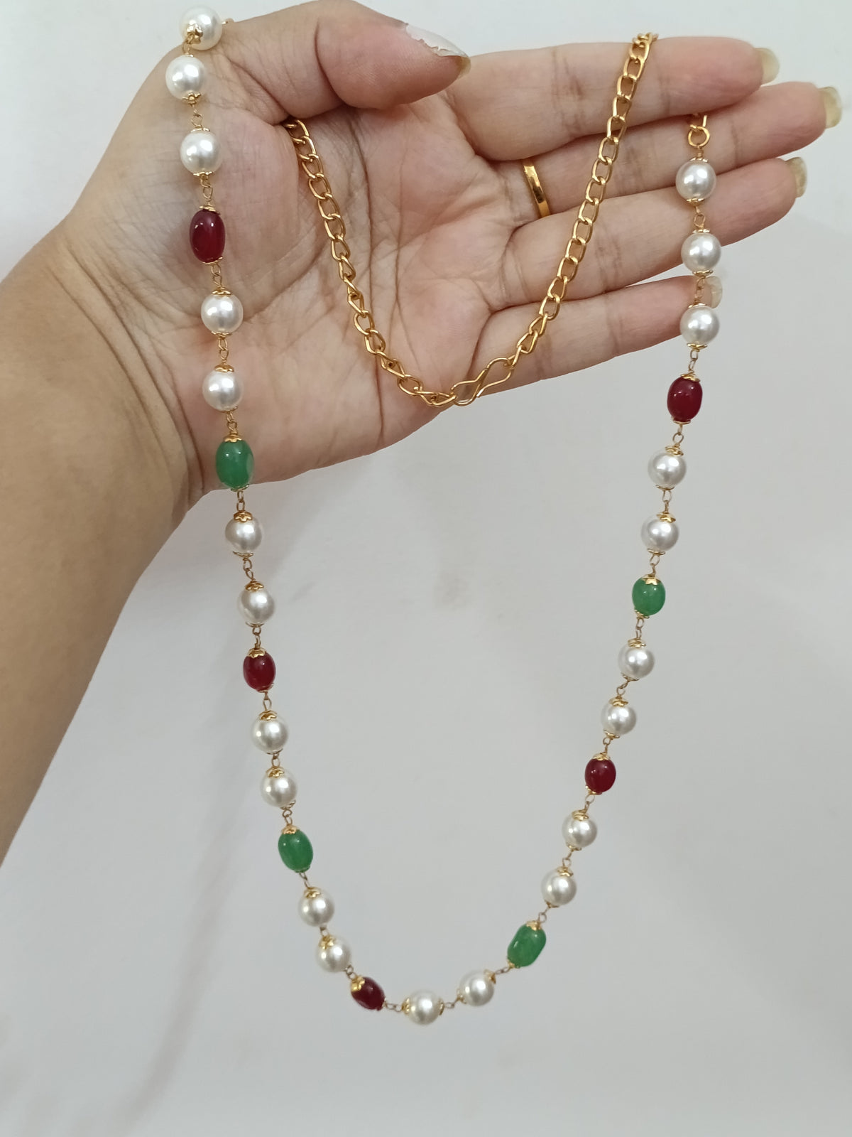 Pearl Mid Long Necklace V1