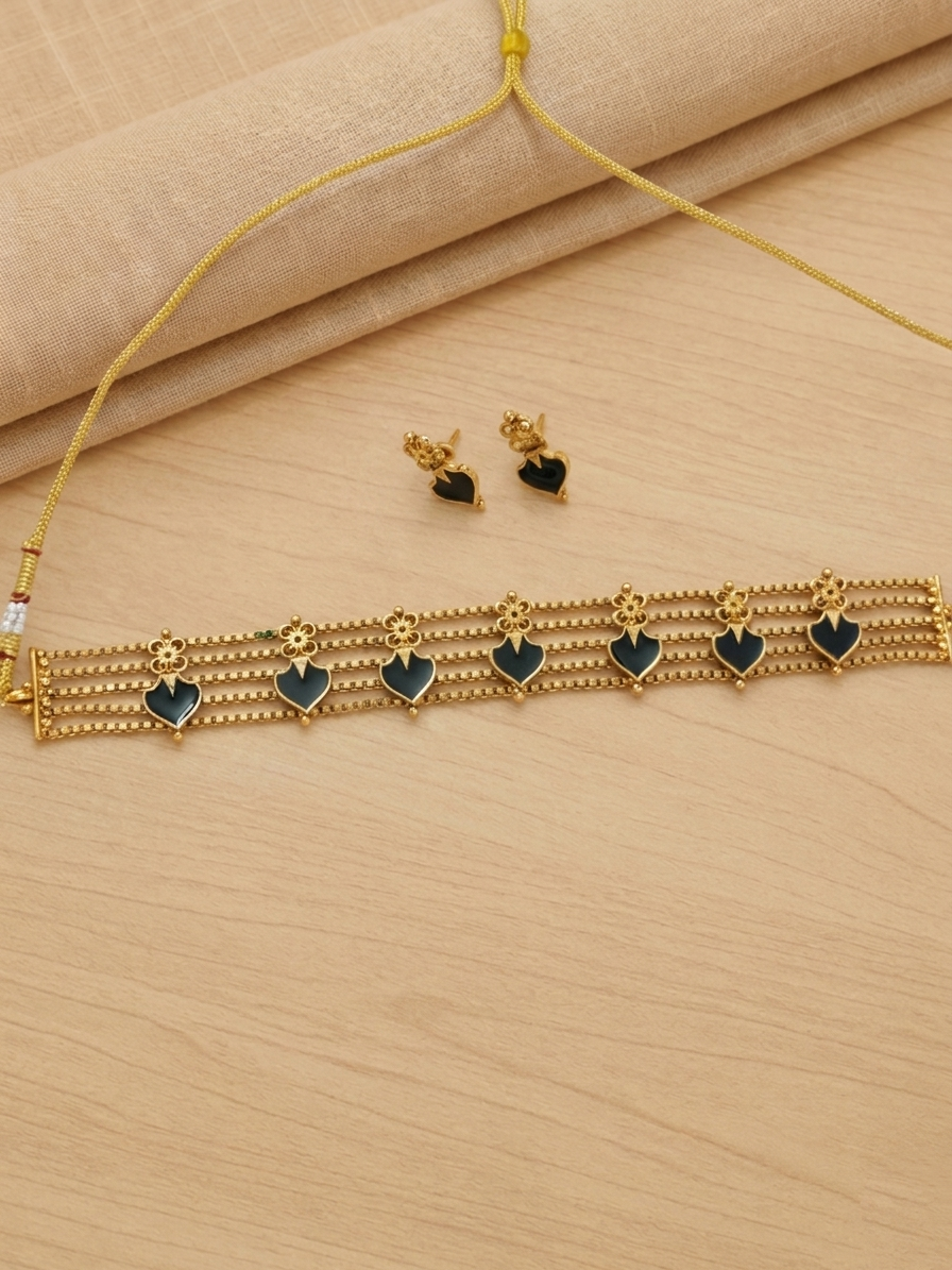Traditional Palakka Choker Set V2