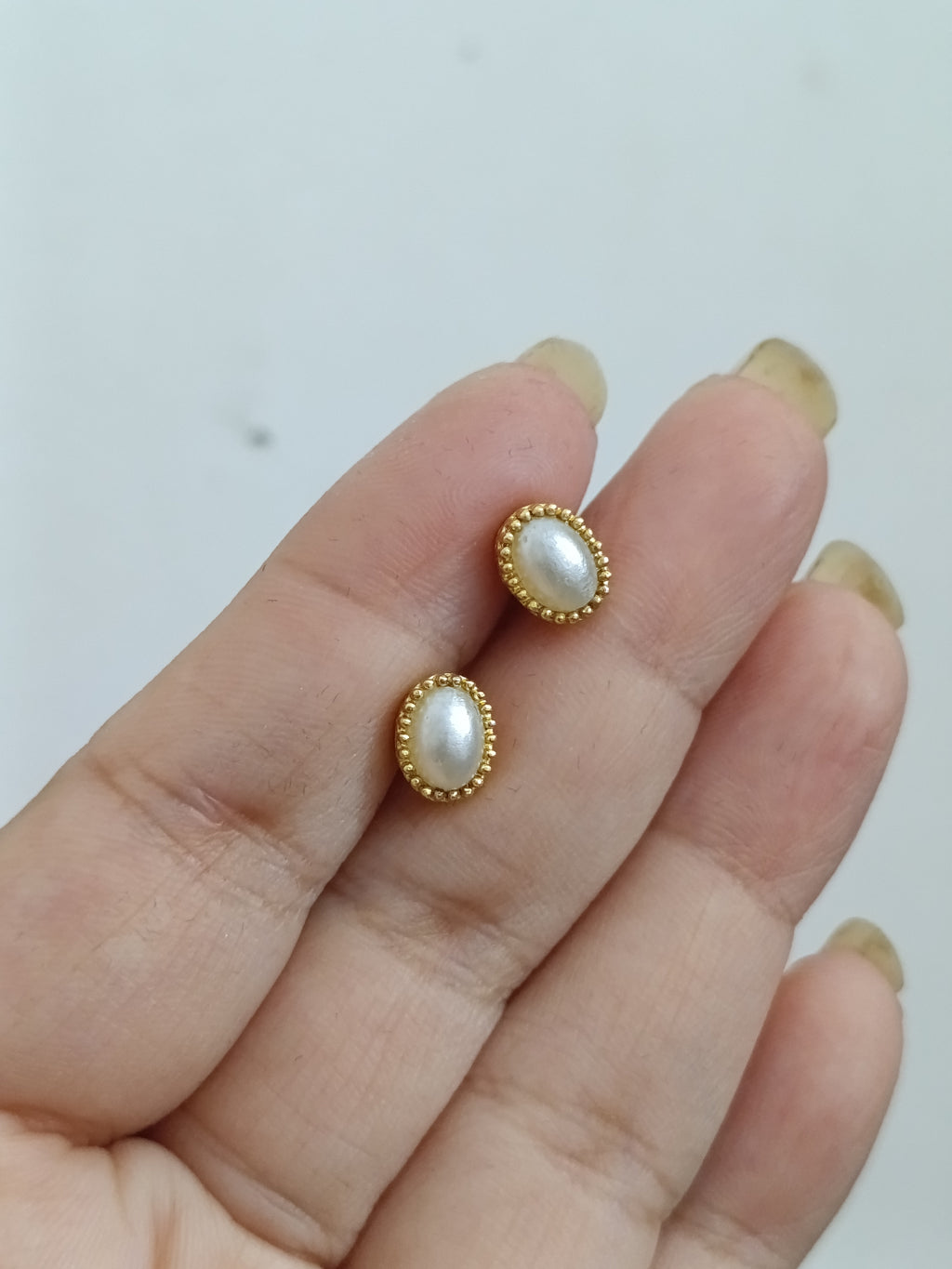 Micro Polish Simple Stud Earring