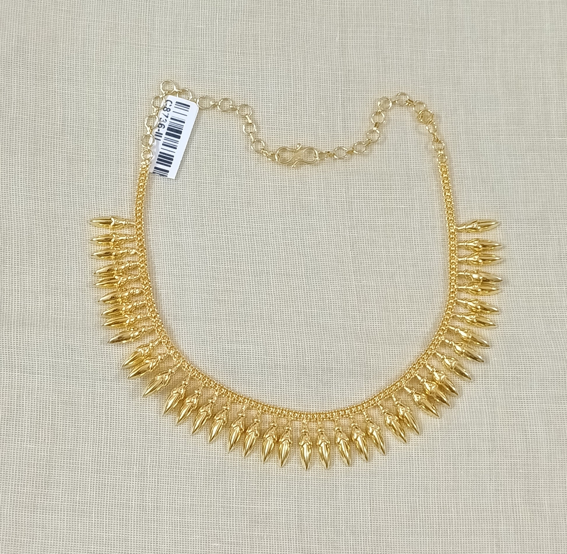 Micro Polish Mullamottu Necklace V1