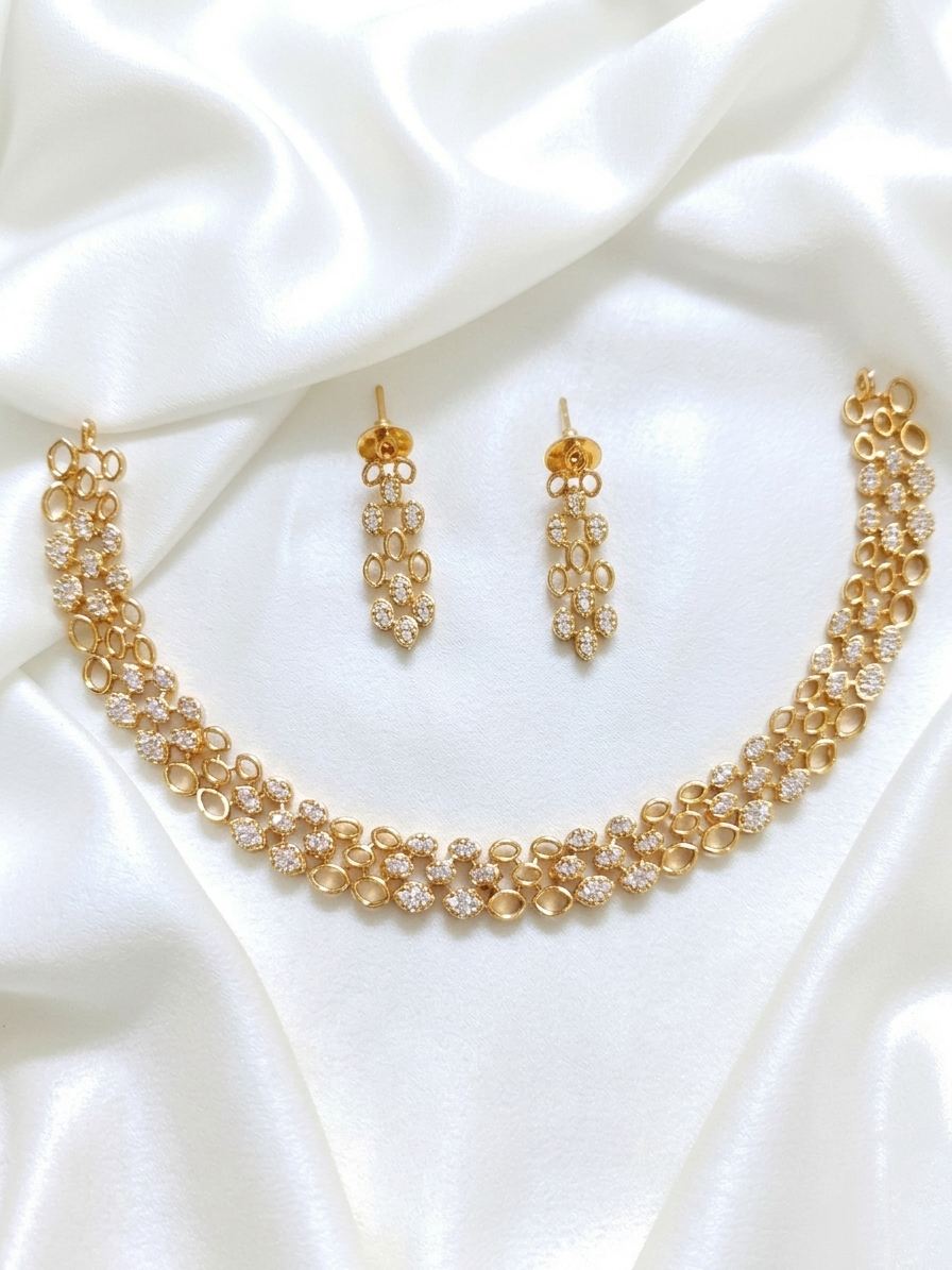 AD Stone Necklace V59