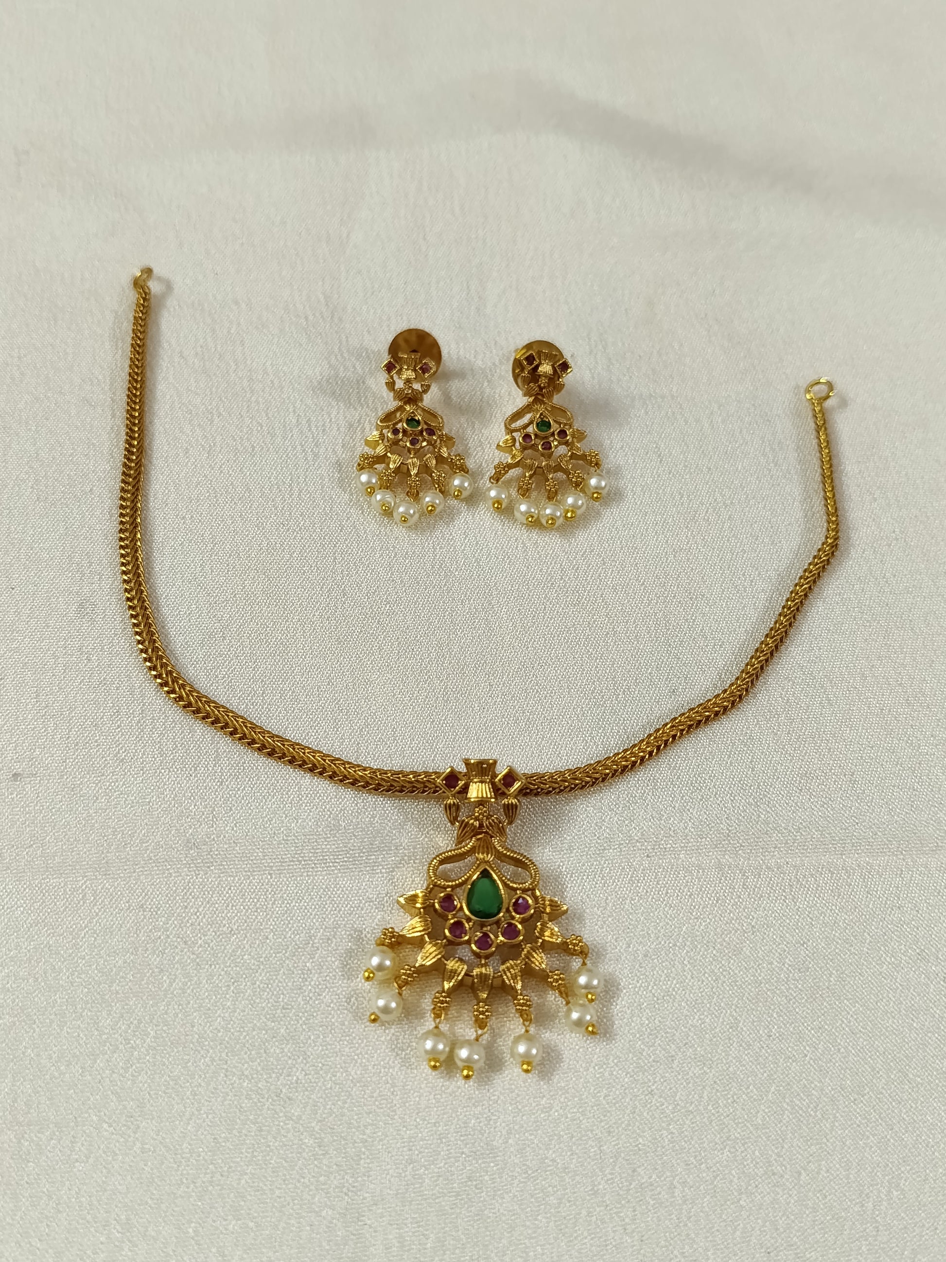 Budget Friendly AD Pendant Necklace Set