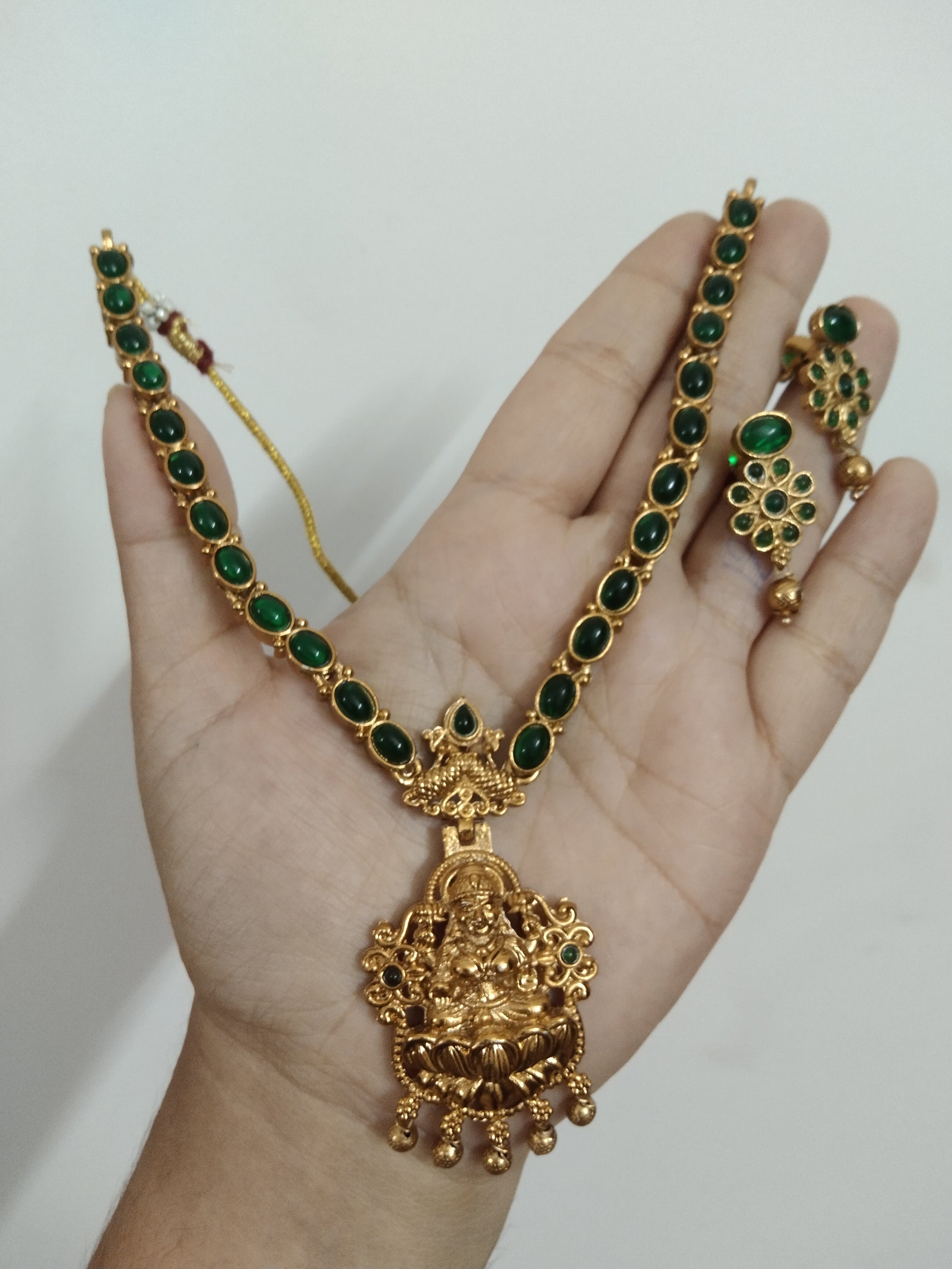 Budget Friendly Lakshmi Necklace Set V4